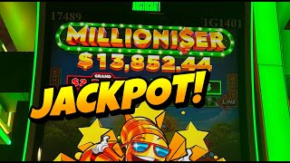 π¨HANDPAY! Every Feature and Tons of Big Wins on Millionizer Slot! @DelawareParkCasino