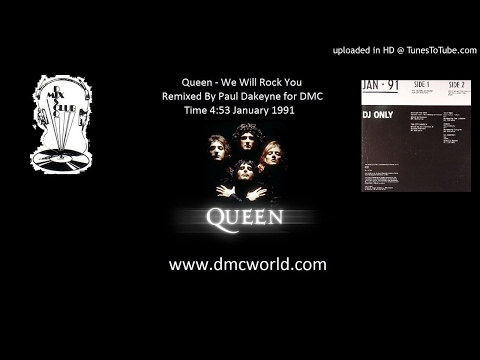 Queen - We Will Rock You (DMC Dakeyne remix Jan 1991)