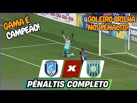 CHAMPIONS! CAPITAL (1) X (3) GAMA | FULL PENALTIES | CANDANGÃO BRB 2025 - FINAL