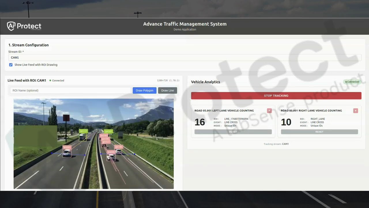 AI-Powered Vehicle Counting System | Real-Time Traffic Analytics | Advance Traffic Management System