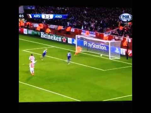 Vanden Borre 3-2 GOAL Arsenal - Anderlecht 3-2 Penalty Champions League 04.11.2014