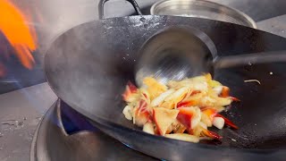 火を入れすぎると硬くなる貝を刺身以外で美味しく食べたい時はやっぱ中華でしょ。
