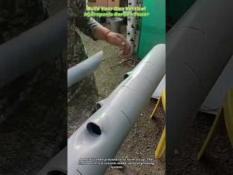 Build Your Own Vertical Hydroponic Garden Tower