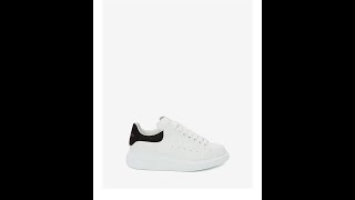 Global Luxurys Alexander McQUEEN Women's Men’s White/black Oversized Sneaker