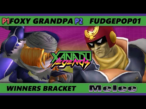 Xanadu Legends 3 - Foxy Grandpa (Sheik) Vs. fudgepop01 (Fox, Captain Falcon) Smash Melee - SSBM