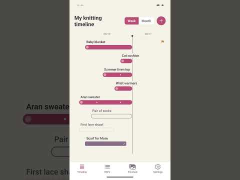 Yarnline: Knitting WIP Tracker video thumbnail