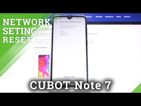 How to Reset All Network Settings on CUBOT Note 7 – Reset Wi-Fi and Bluetooth Settings