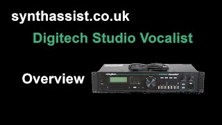 Video thumbnail for Digitech Studio Vocalist Demo by Synthassist