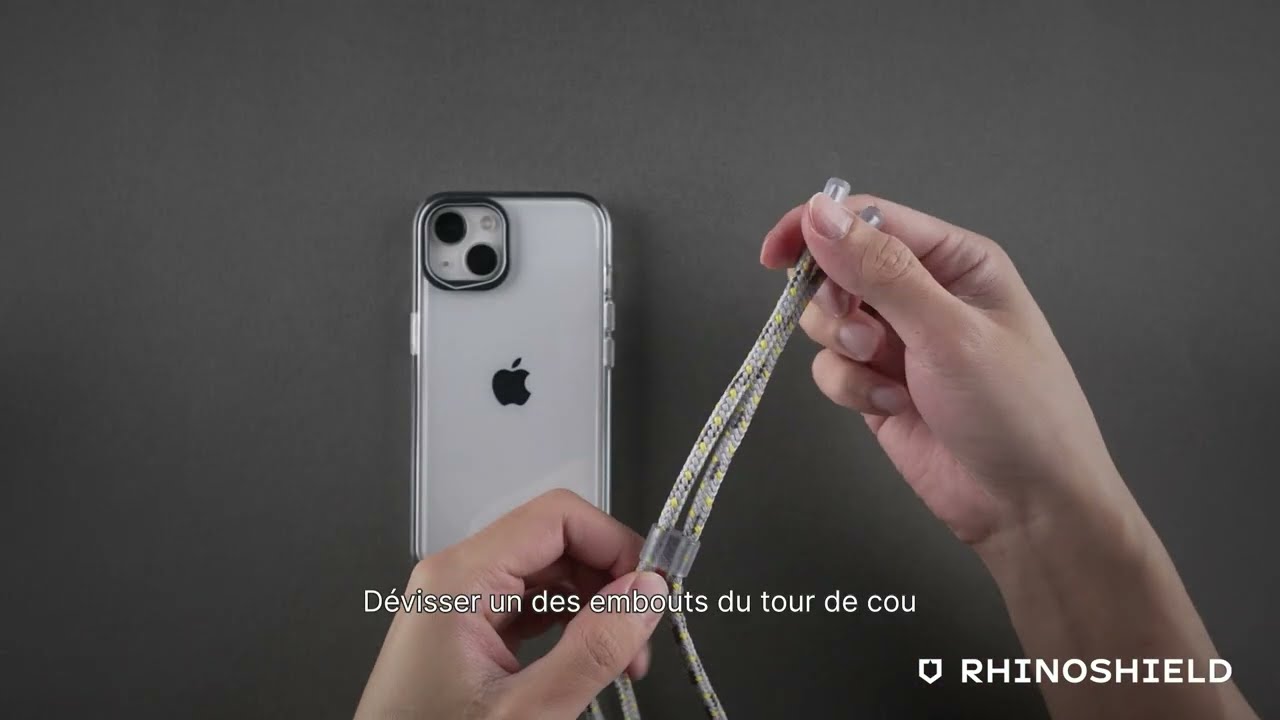 Comment installer le tour de cou pour la coque transparente RHINOSHIELD Clear