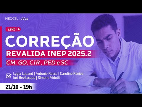 Live de Correção | REVALIDA INEP 2025.2 - Todas as Áreas