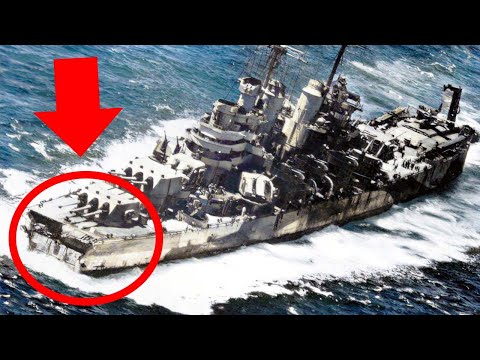 Warship vs a 100-Foot Wave - USS Pittsburgh