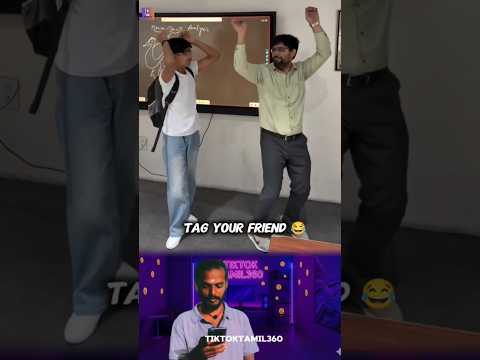 Wait for end 💥 😅 Teacher Reaction😂 @tiktoktamil360 #shorts #funny #dance #collegevlog #comedy