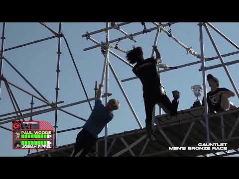 CRAZIEST NINJA MOVE EVER? Paul Woods vs. Josiah Pippel | Gauntlet: Pro Obstacle Challenge
