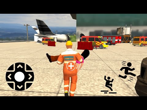 🚒 Firefighter Truck Rescue 3D | Airport Emergency Mission | Save the Passengers Gameplay