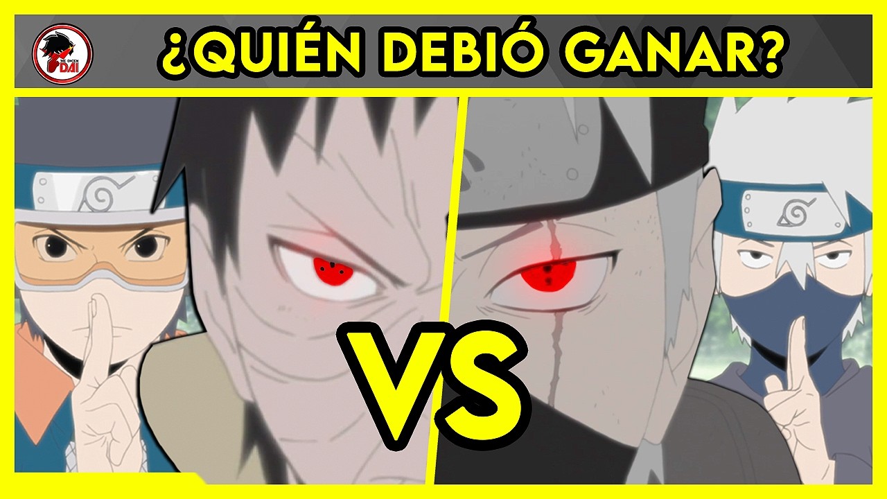 Naruto: Kakashi vs Obito ¿QUIÉN DEBIÓ GANAR?