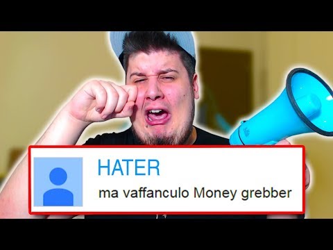 LEGGO I COMMENTI DEI MIEI HATERS