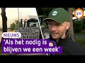 Boeren blokkeren distributiecentrum van Albert Heijn in Geldermalsen