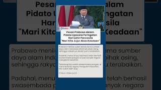 Prabowo: Kekayaan RI Belum Optimal untuk Rakyat, Potensi Besar Harus Dikelola Lebih Maksimal