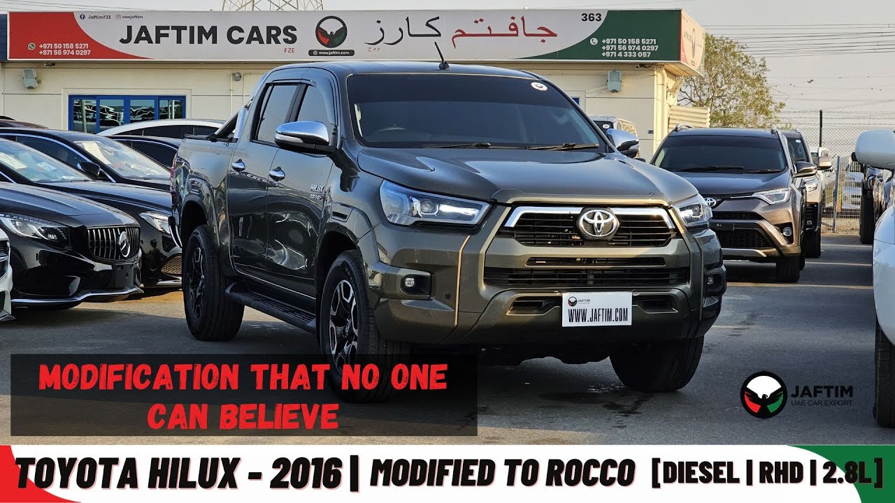 Toyota Hilux MODIFIED TO ROCO | ROLL BAR | RIGHT-HAND-DRIVE | CRUISE CONTROL | BOOT COVER video