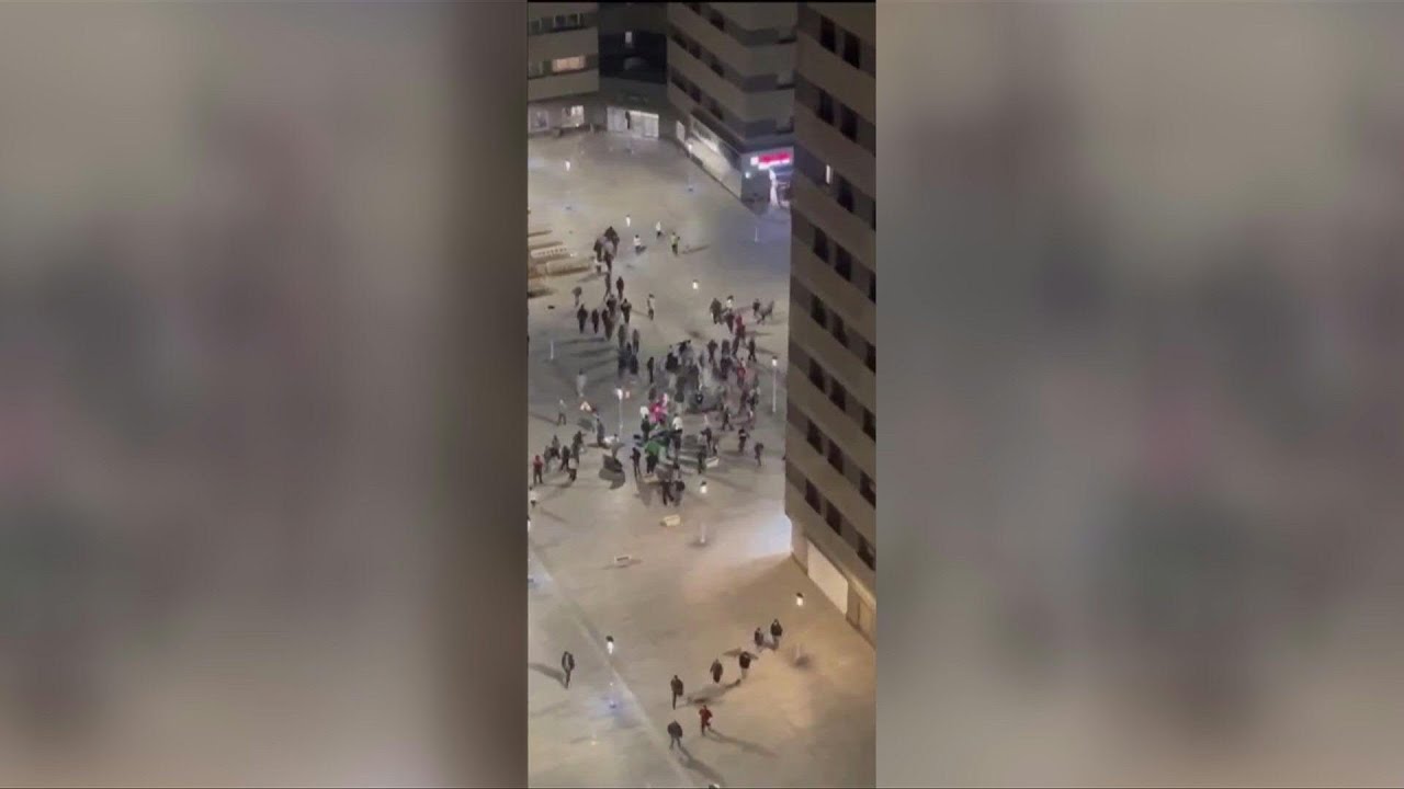 Video | Gunshots heard in Iran as crowds gathered for fire festival are dispersed | AFP