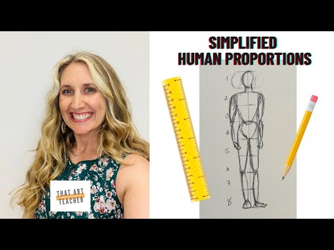 Figure Drawing Practice | Simplified Human Proportions