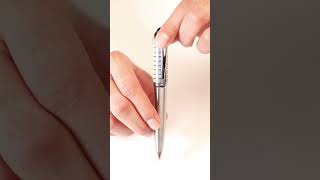 قلم آر دو دهنج D فضي ليزر أبيض 133