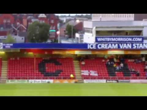Hartlepool United fans vs crewe alexandra
