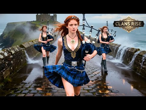 Epic Scottish War March — Bagpipes & Drums | 4K Drone Over Castles