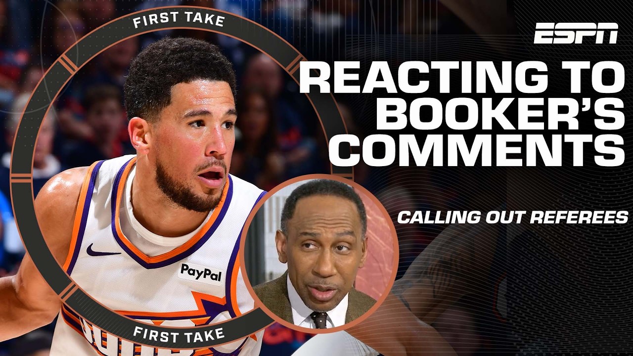 Perk calls out Devin Booker for crying about officiating 👀 ‘OKC are a pack of hyenas!’ | First Take