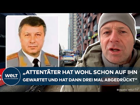 MOSKOW: Drei Schüsse in den Rücken! Attentäter lauerte Putins Top-General vor seinem Wohnhaus auf