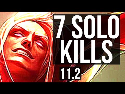 VLADIMIR vs YASUO (MID) | 14/1/5, 1600+ games, 7 solo kills, Legendary | NA Diamond | v11.2