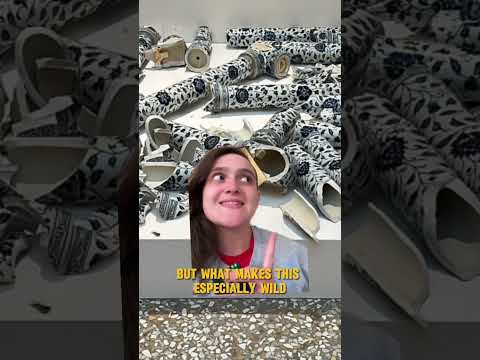 A man theatrically smashed Ai Weiwei’s “Porcelain Cube” at the opening of his solo show