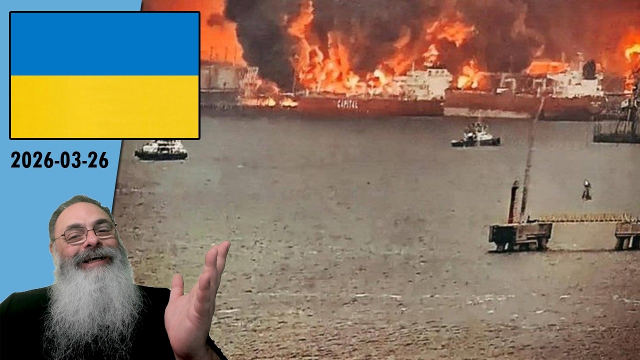 #Ucrânia 2026-03-26: UCRÂNIA DESTRUIU PORTO russo de UST-LUGA COMPLETAMENTE, TRUMP ficou CHATEADO