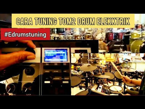 Tuning Tom" Drum Elektrik Brasa drum Akustik | Cara setting yamaha dtx #yamahadtx