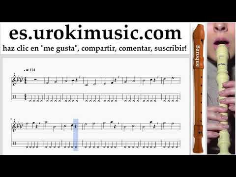 Como Tocar flauta dulce B. P!nk - What About Us Tablatura Parte#1 ejercicios um-i927