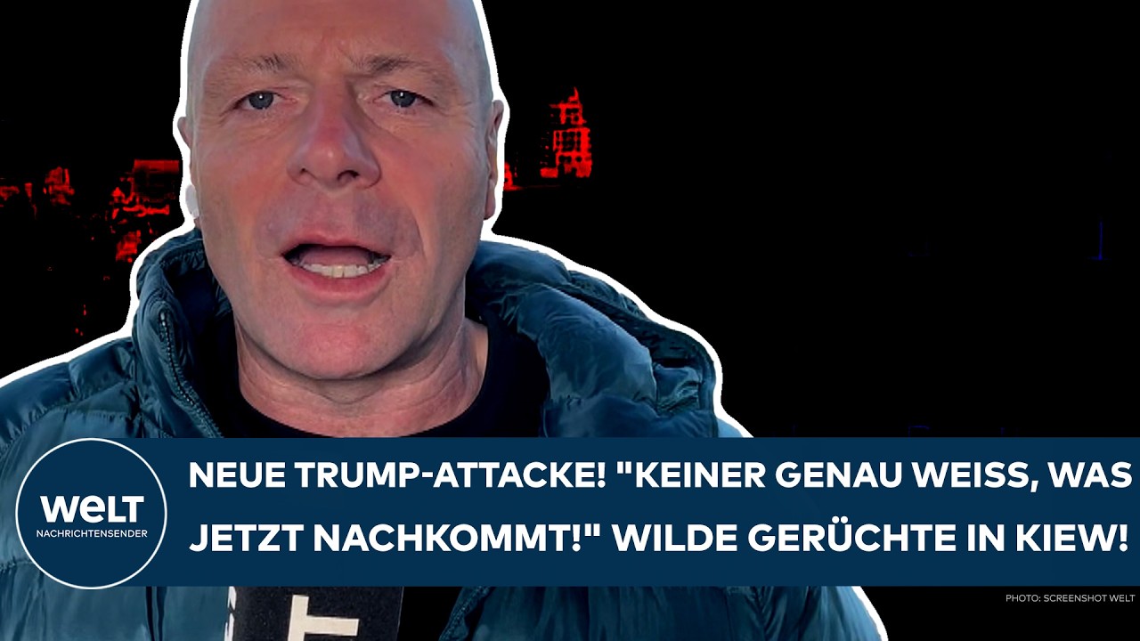 UKRAINE-KRIEG: Neue Trump-Attacke! "Keiner genau weiß, was jetzt nachkommt!" Wilde Gerüchte in Kiew!