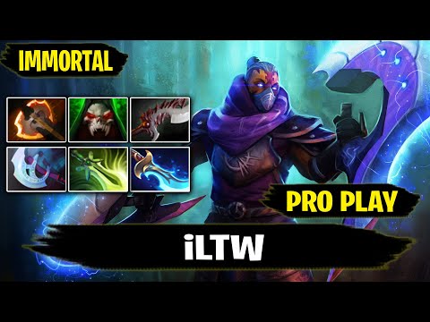 Anti Mage 7.28 Pro Gameplay by iLTW | IMMORTAL Rank Dota 2 7.28 Gameplay