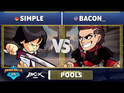 simpLe vs. bacon_ - Pools - Brawlhalla World Championship 2022