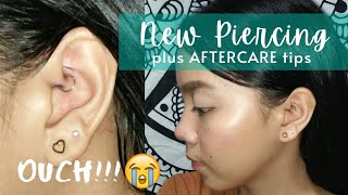 NEW PIERCING + Aftercare Tips | Beverly Vega