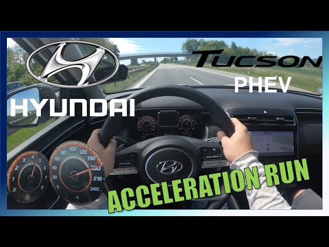 2021 Hyundai Tucson PHEV (265HP) | 100-200km/h & 0-100km/h | GERMAN AUTOBAHN | Carperformance Media