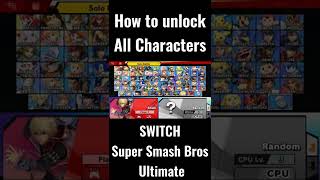 How to unlock all characters - Super Smash Bros Ultimate