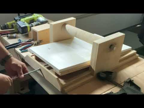 DIY Drum Sander Build Powered By a Drill