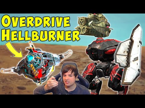 LOL! HELLBURNER with OVERDRIVE Module - New War Robots Live Gameplay WR