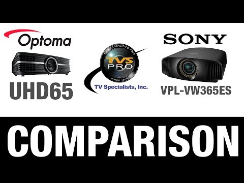 Sony VPL-VW365ES vs Optoma UHD65 4K