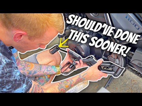 Installing Burly Brand Foot Controls On My Rebel 1100!