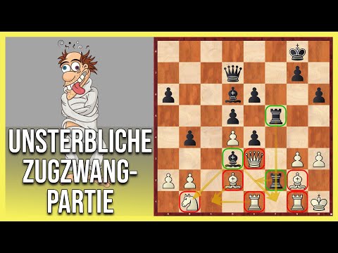The immortal Zugzwang game || Friedrich Sämisch vs. Aaron Nimzowitsch