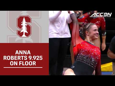 Stanford's Anna Roberts Ties For 1st With 9.925 On Floor | 2026 ACC Gymnastics
