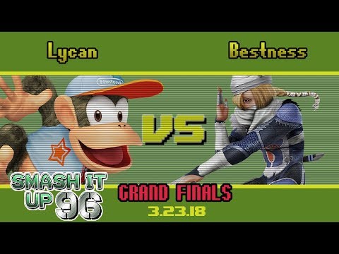 BestNess (Sheik, Diddy Kong) vs. Lycan (Diddy Kong) - SIU 96 - Wii U