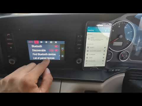 How to connect bluetooth on MAN truck new unit
