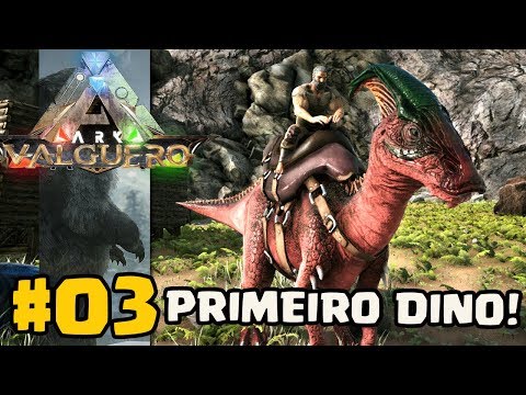 Nosso primeiro dino  - Ark Valguero #03